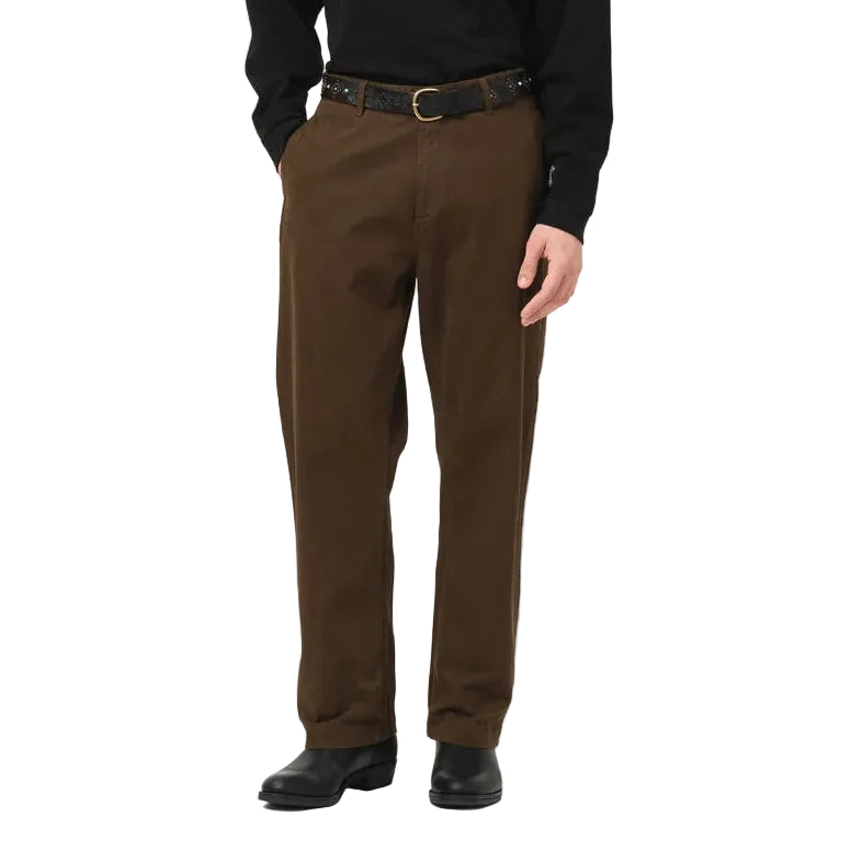 Frisco Chino, Herringbone Twill, Brown-Bukser-Eat Dust-Motorious Copenhagen