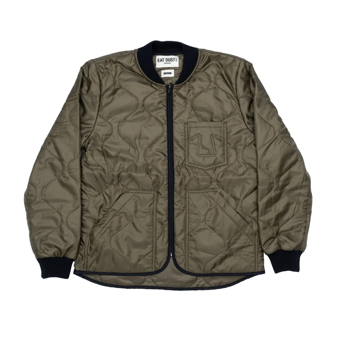 Frostbite jacket, Quilted Nylon, Khaki-Jakker-Eat Dust-Motorious Copenhagen