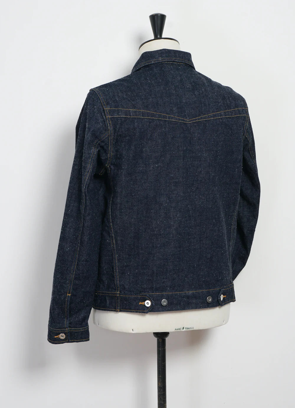 GENE, 13oz Neppy Denim Jacket, Real Indigo-Jakker-Hansen Garments-Motorious Copenhagen