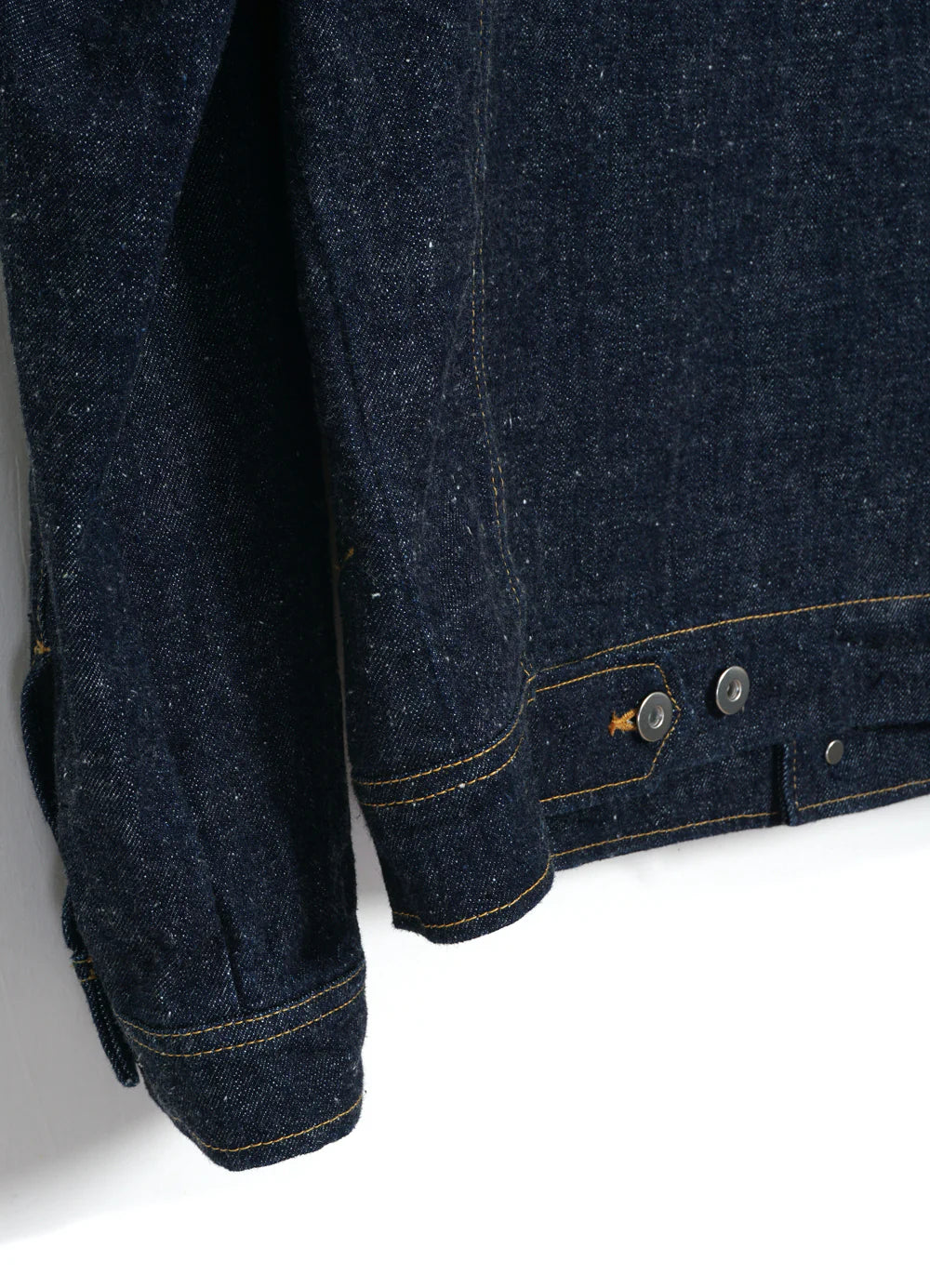 GENE, 13oz Neppy Denim Jacket, Real Indigo-Jakker-Hansen Garments-Motorious Copenhagen