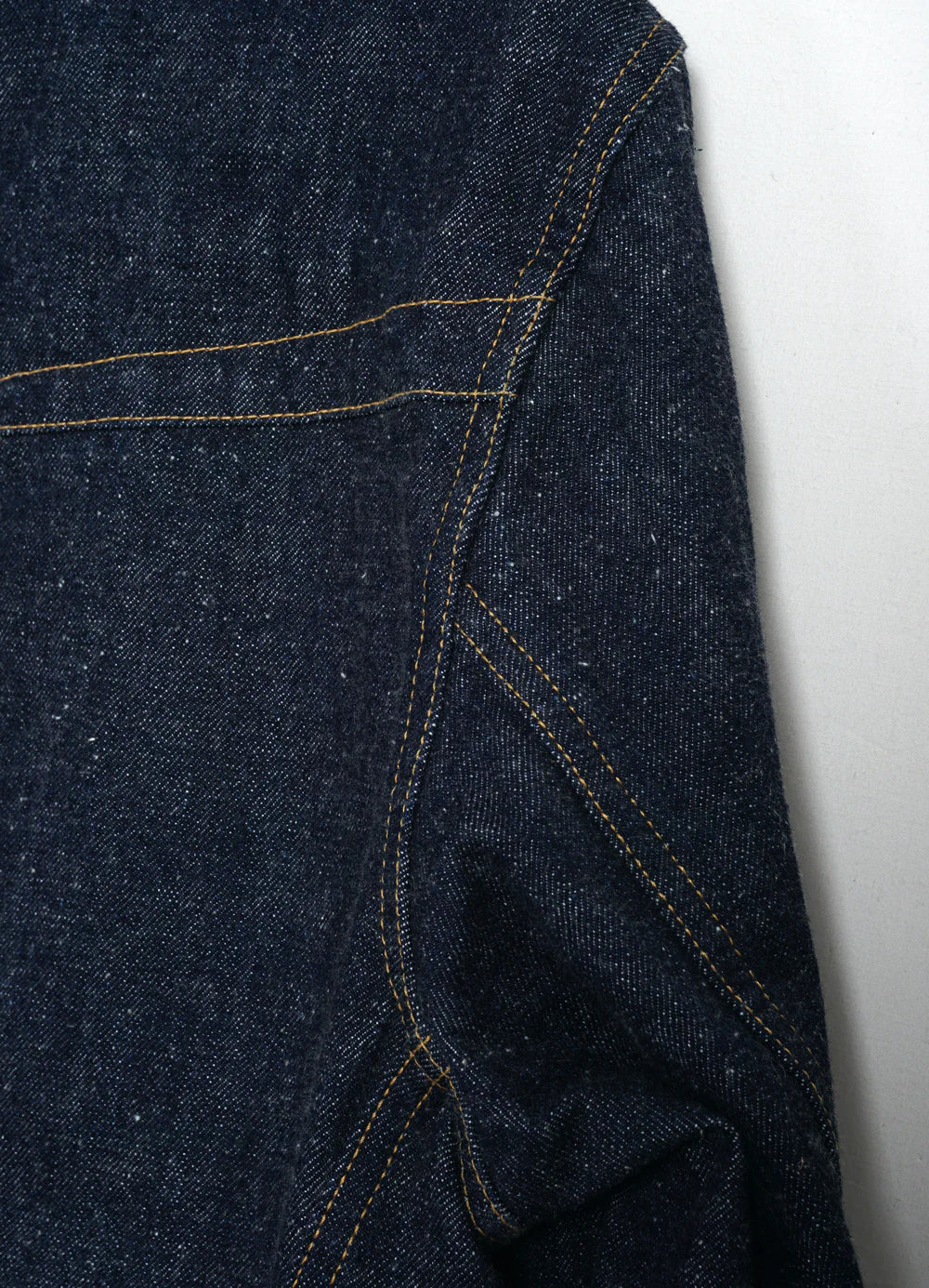 GENE, 13oz Neppy Denim Jacket, Real Indigo-Jakker-Hansen Garments-Motorious Copenhagen