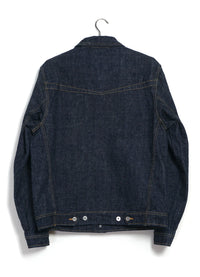 GENE, 13oz Neppy Denim Jacket, Real Indigo-Jakker-Hansen Garments-Motorious Copenhagen