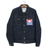 GENE, 13oz Neppy Denim Jacket, Real Indigo-Jakker-Hansen Garments-Motorious Copenhagen