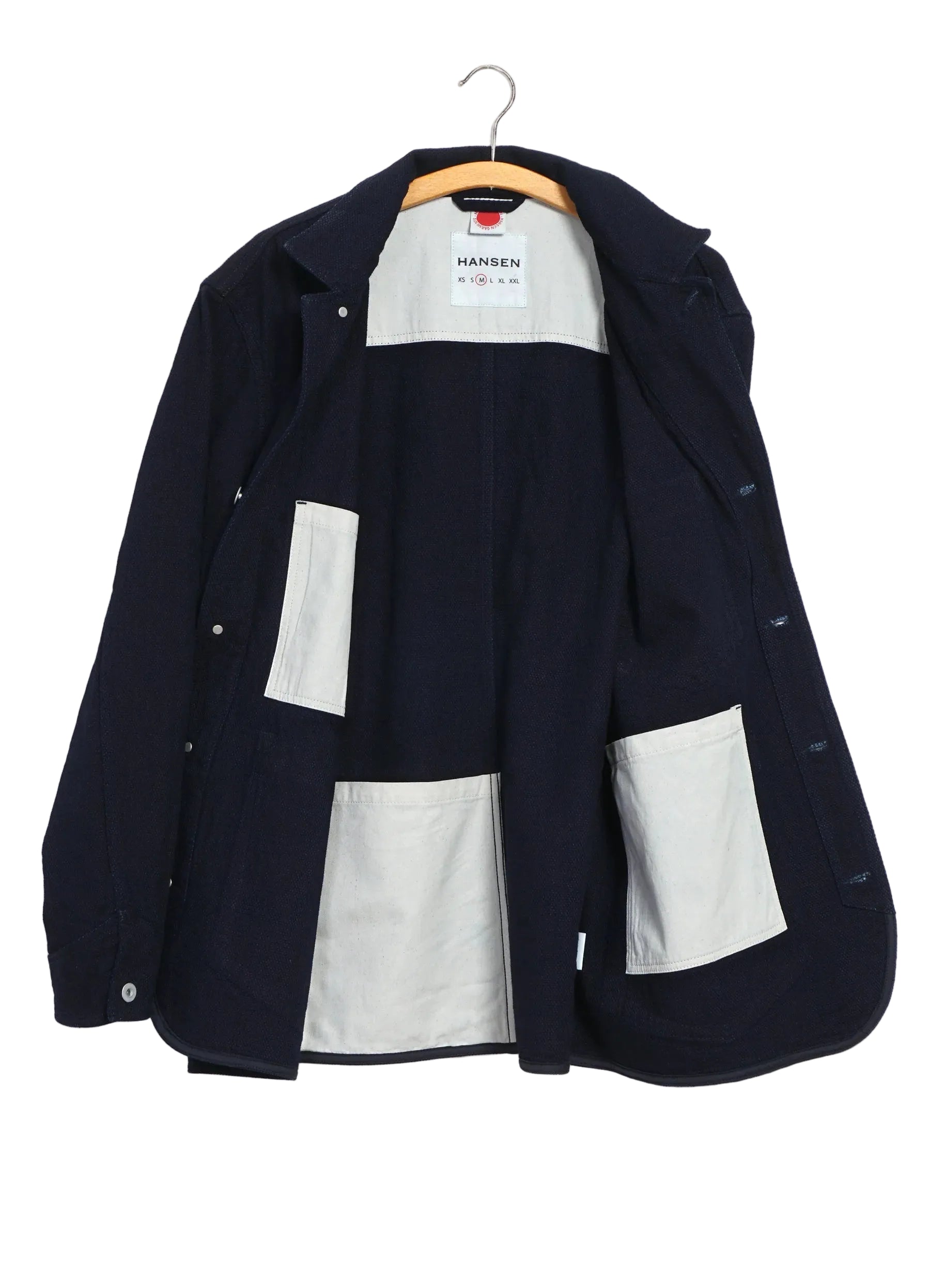 Gary, Chore Jacket, Dobby Indigo-Blazere-Hansen Garments-Motorious Copenhagen