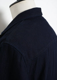 Gary, Chore Jacket, Dobby Indigo-Blazere-Hansen Garments-Motorious Copenhagen