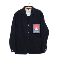 Gary, Chore Jacket, Dobby Indigo-Blazere-Hansen Garments-Motorious Copenhagen