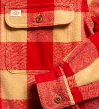 Glenn, Padded Check shirt, Red-Jakker-Nudie Jeans-Motorious Copenhagen