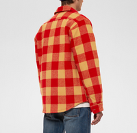 Glenn, Padded Check shirt, Red-Jakker-Nudie Jeans-Motorious Copenhagen