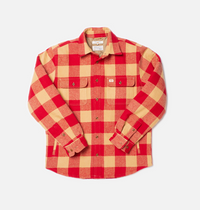 Glenn, Padded Check shirt, Red-Jakker-Nudie Jeans-Motorious Copenhagen