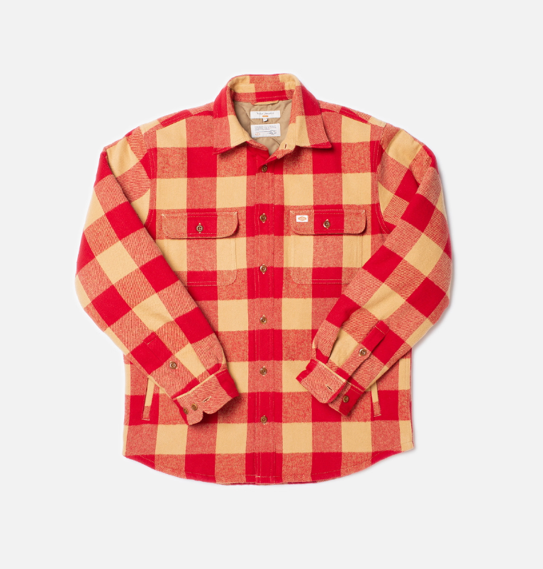 Glenn, Padded Check shirt, Red-Jakker-Nudie Jeans-Motorious Copenhagen