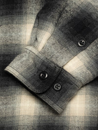 Glenn, Padded Shadow Check Shirt, Black-Jakker-Nudie Jeans-Motorious Copenhagen