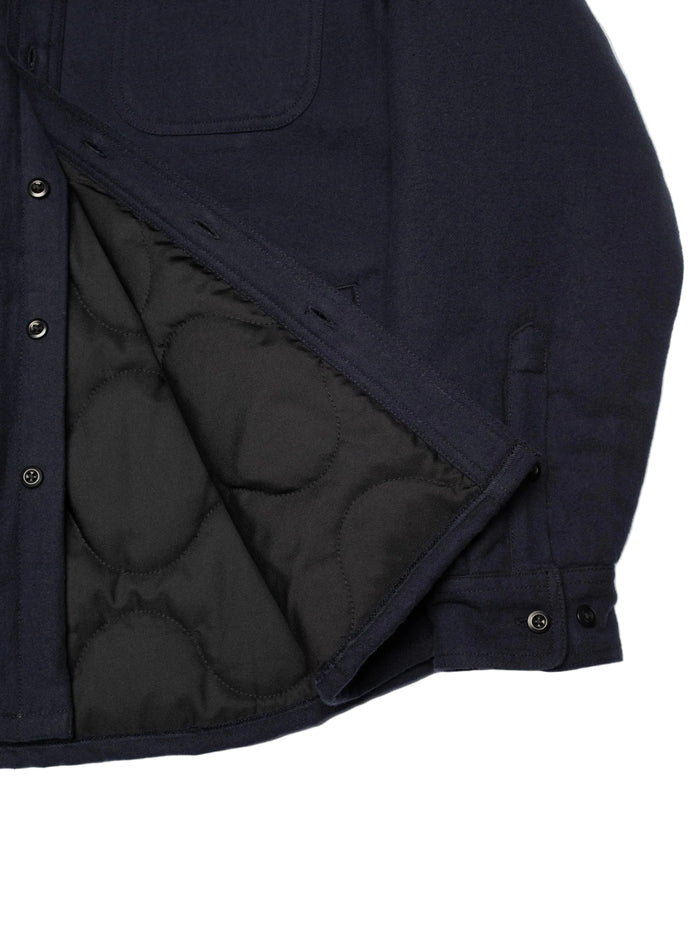 Glenn, Padded shirt, Flannel, Blueberry-Jakker-Nudie Jeans-Motorious Copenhagen