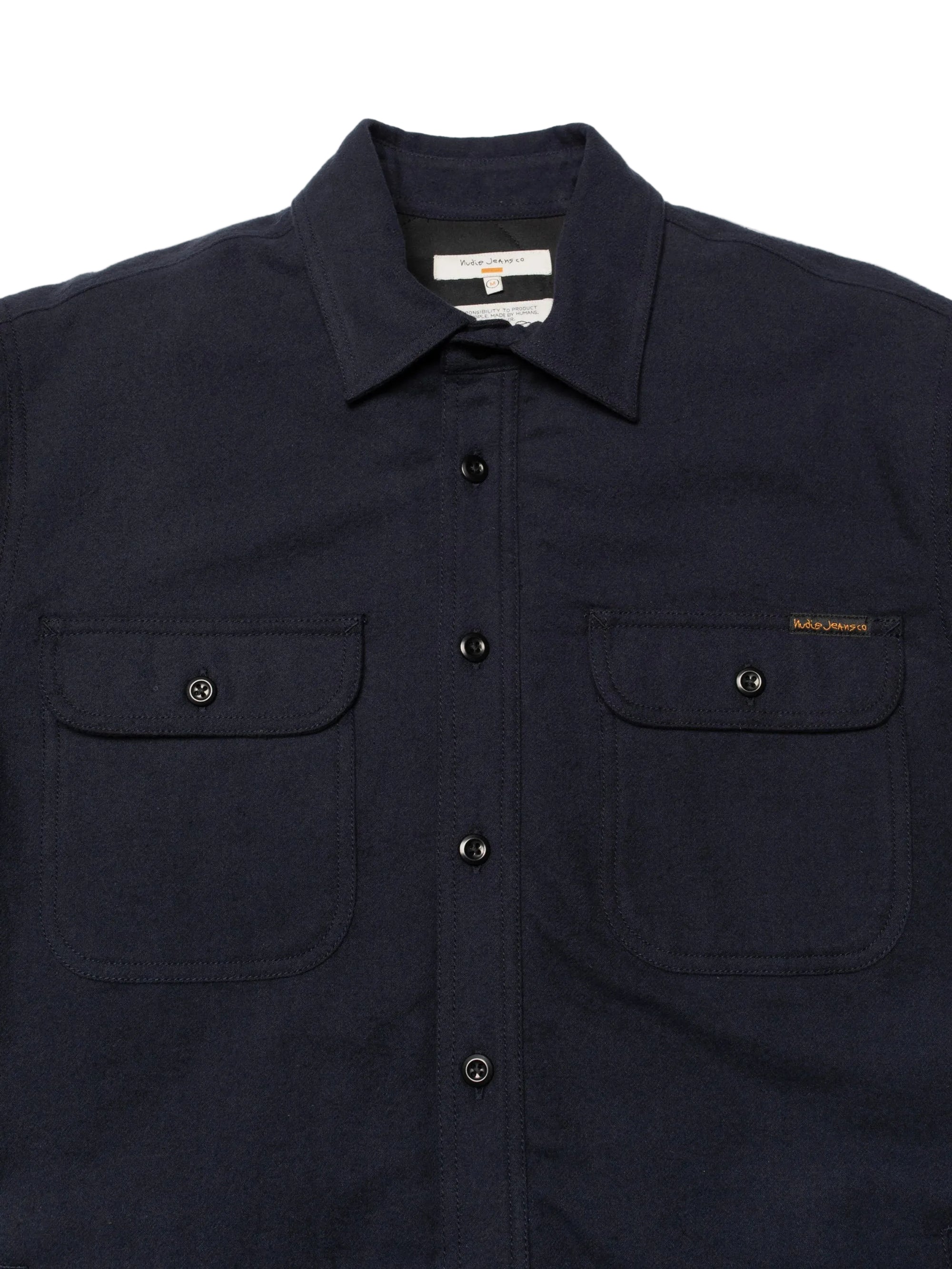 Glenn, Padded shirt, Flannel, Blueberry-Jakker-Nudie Jeans-Motorious Copenhagen