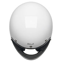 Gringo Helmet, Gloss White (ECE 06)-Hjelme-Biltwell-Motorious Copenhagen