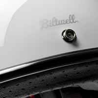 Gringo Helmet, Gloss White (ECE 06)-Hjelme-Biltwell-Motorious Copenhagen