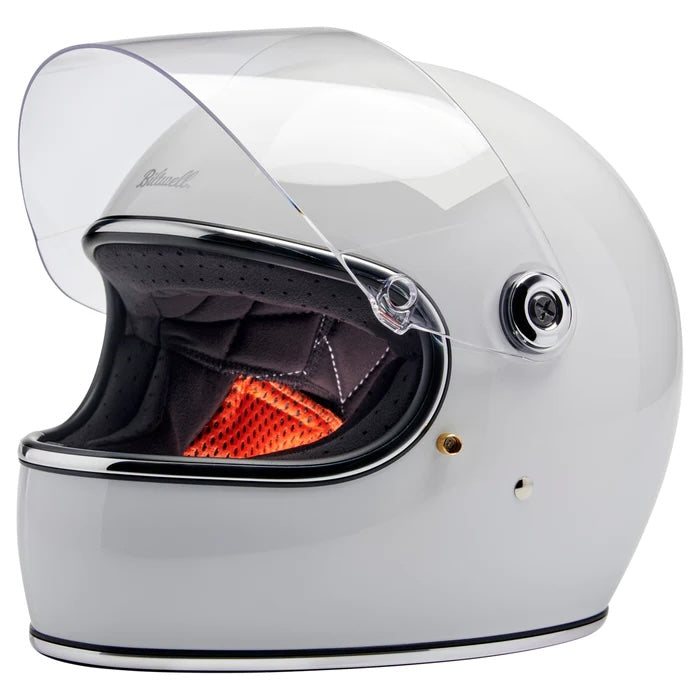 Gringo S Helmet, Gloss White (ECE 06)-Hjelme-Biltwell-Motorious Copenhagen