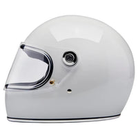 Gringo S Helmet, Gloss White (ECE 06)-Hjelme-Biltwell-Motorious Copenhagen