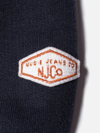 Hasse Crew Neck, Navy-Sweatshirts-Nudie Jeans-Motorious Copenhagen