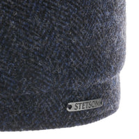 Hatteras Classic Wool Flat Cap, Black/Blue-Hatte og Caps-Stetson-Motorious Copenhagen