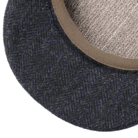 Hatteras Classic Wool Flat Cap, Black/Blue-Hatte og Caps-Stetson-Motorious Copenhagen