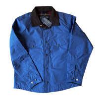 Heavy Shirt, Waxed, Cobalt-Jakker-Manifattura Ceccarelli-Motorious Copenhagen