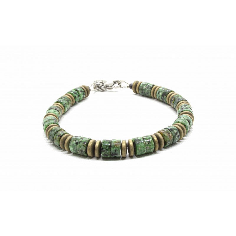 Heishi African Turquoise Bracelet-Ringe og Halskæder-Black Pearl Creations-Motorious Copenhagen