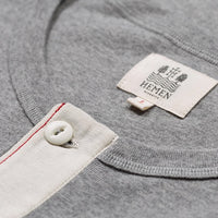 Henley Harri, Heather Grey-T-shirts-Hemen Biarritz-Motorious Copenhagen