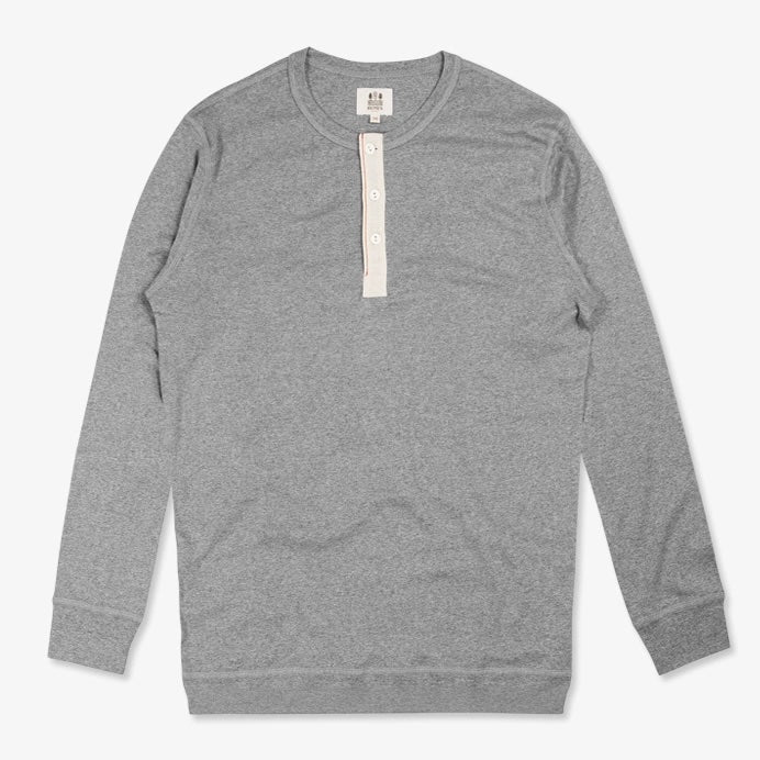 Henley Harri, Heather Grey-T-shirts-Hemen Biarritz-Motorious Copenhagen