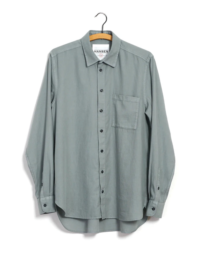 Henning, Casual Classic Shirt, Jade-Skjorter-Hansen Garments-Motorious Copenhagen