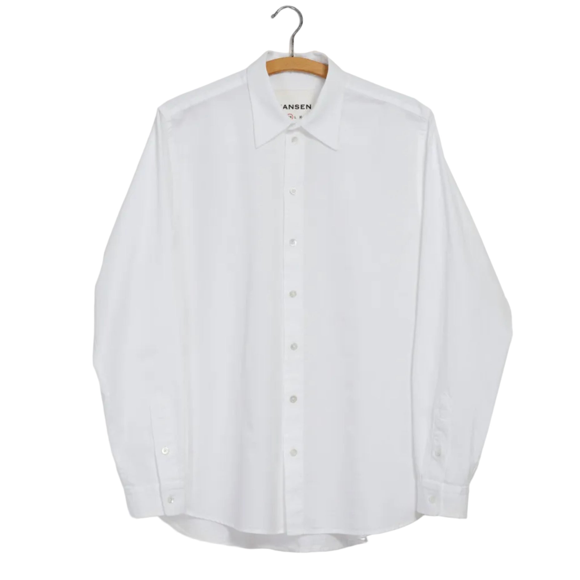 Henri, Classic Shirt, White-Skjorter-Hansen Garments-Motorious Copenhagen