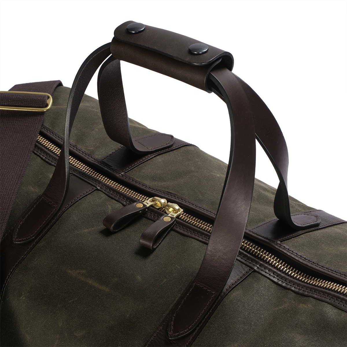 Holdall Duffle, Light Waxed, Green-Tasker-Croots England-Motorious Copenhagen