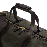 Holdall Duffle, Light Waxed, Green-Tasker-Croots England-Motorious Copenhagen