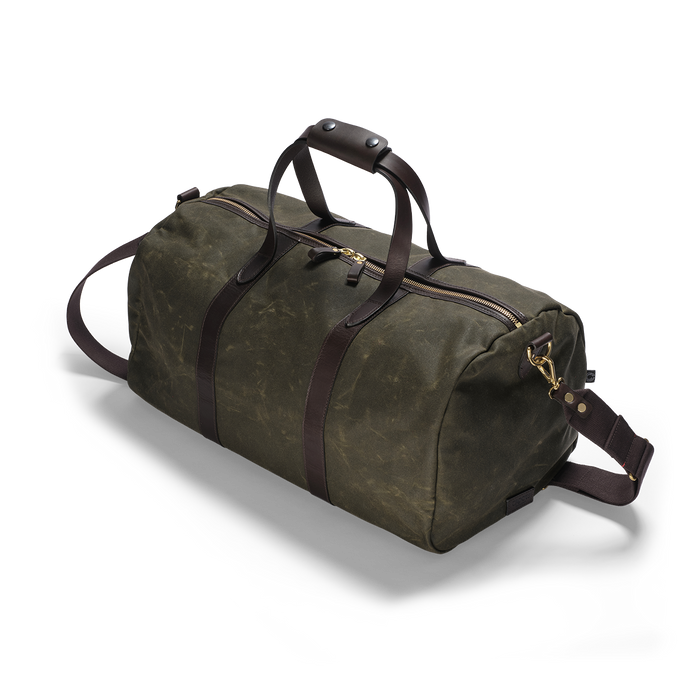 Holdall Duffle, Light Waxed, Green-Tasker-Croots England-Motorious Copenhagen
