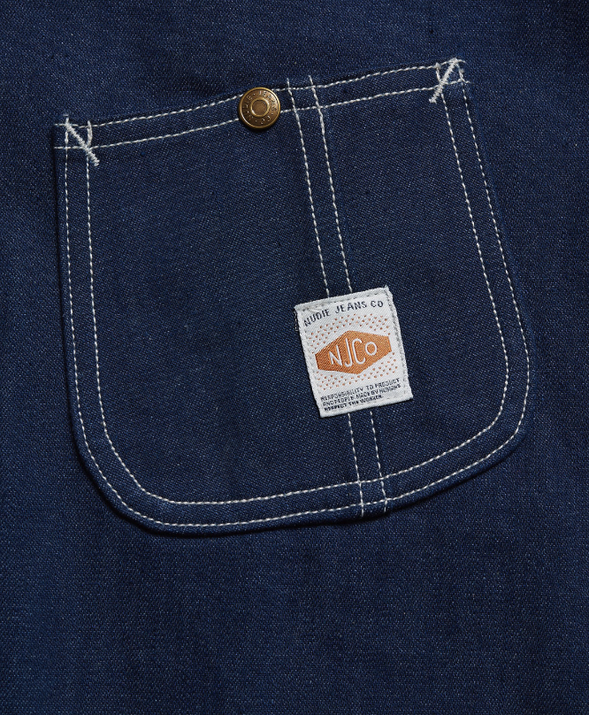 Howie Chore Jacket, Utility Denim-Jakker-Nudie Jeans-Motorious Copenhagen