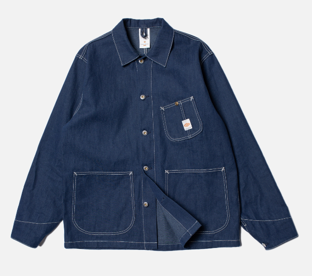 Howie Chore Jacket, Utility Denim-Jakker-Nudie Jeans-Motorious Copenhagen