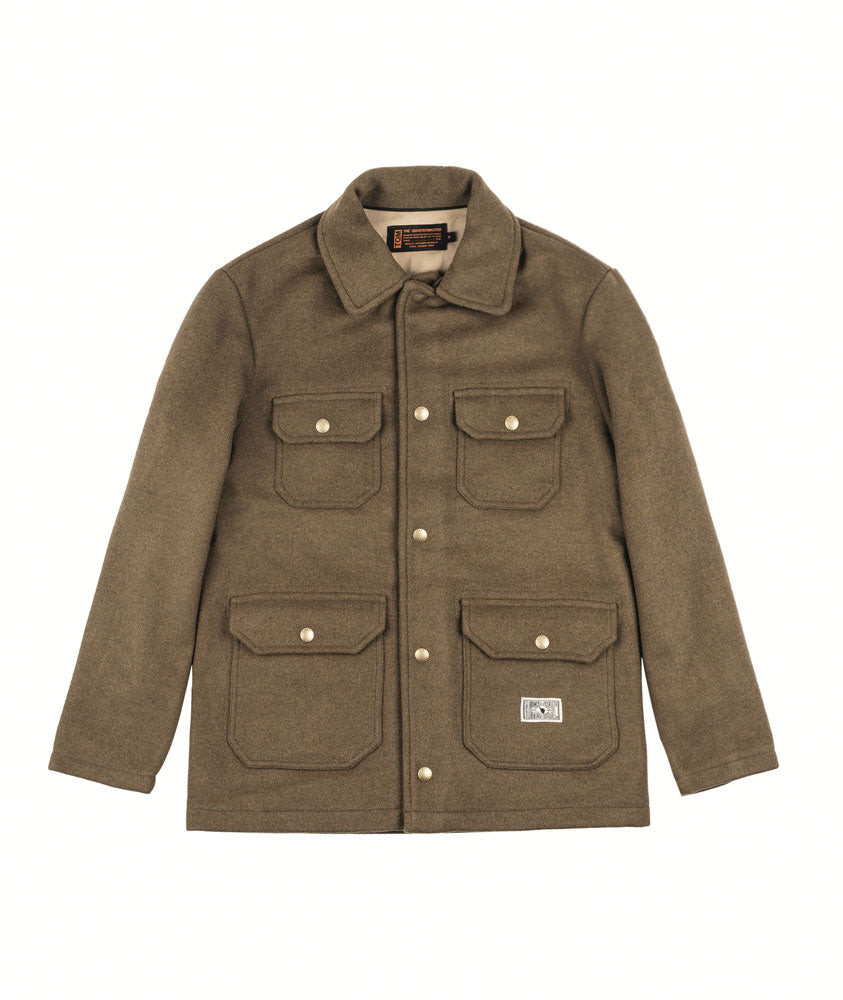 Hunter Jacket Calvana, Brown-Jakker-The Quartermaster-Motorious Copenhagen