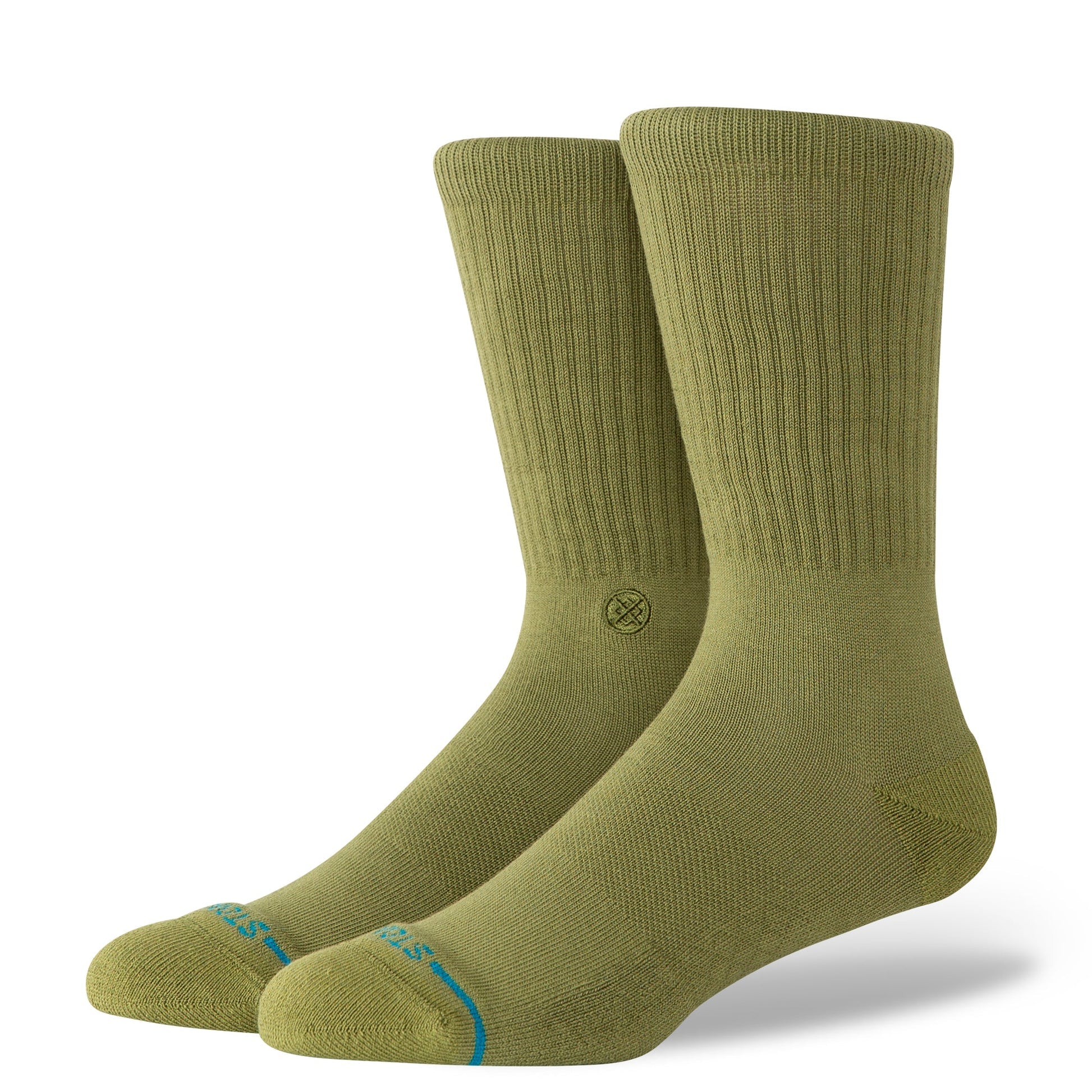 Icon Crew Socks, Olive-Sokker-Stance-Motorious Copenhagen