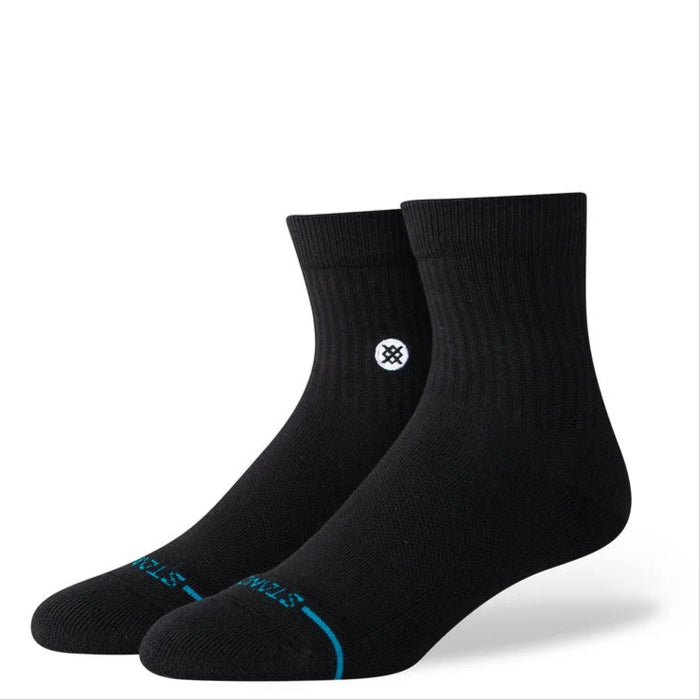 Icon Quarter Socks, Black-Sokker-Stance-Motorious Copenhagen
