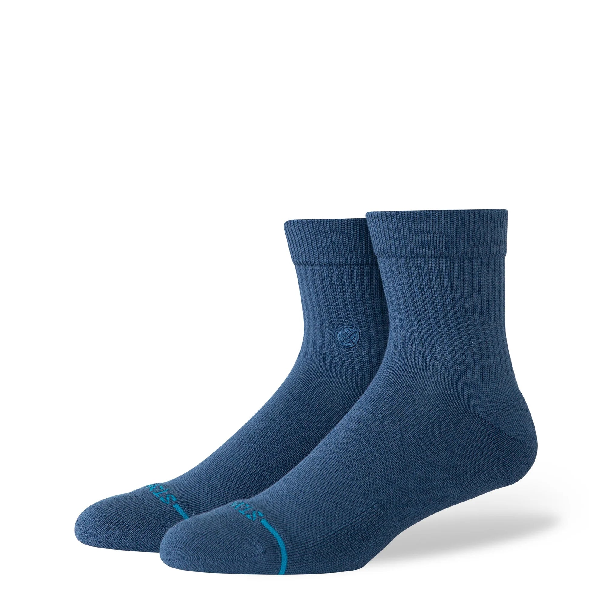 Icon Quarter Socks, Deep Teal-Sokker-Stance-Motorious Copenhagen