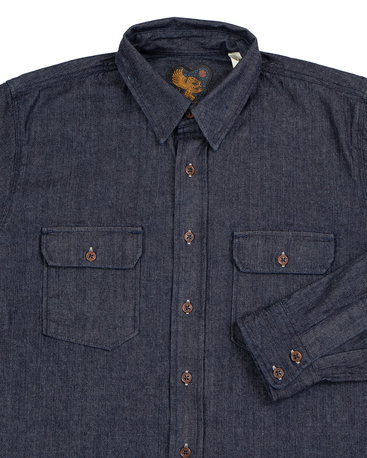 Alamo Shirt, 8oz Denim, Indigo