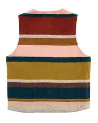 Indigofera Catskill Vest, Striped Wool Blanket-Veste-IndigoFera-Motorious Copenhagen