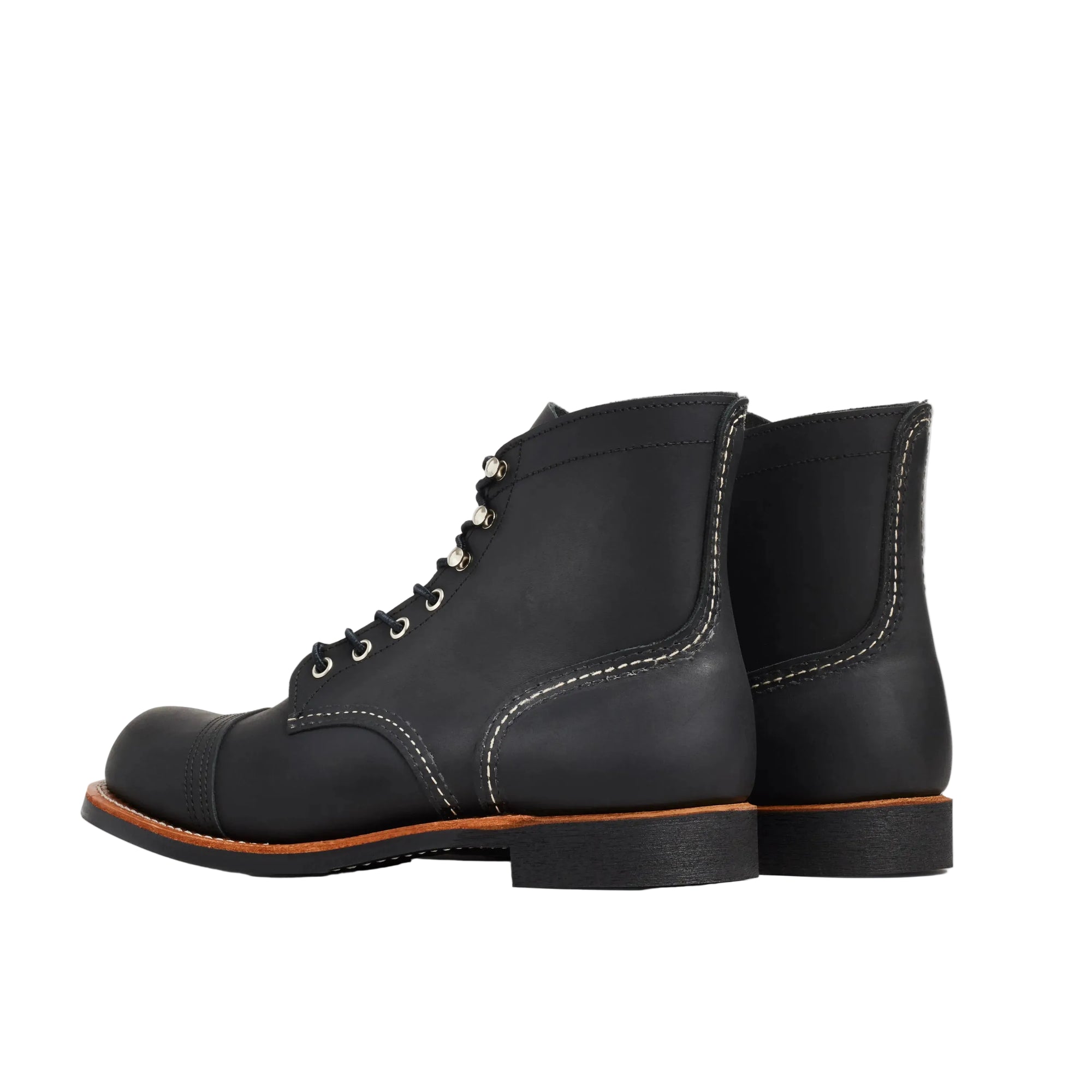 Iron Ranger, Black Harness Leather, Style no. 8084-Sko og støvler-Red Wing Shoes-Motorious Copenhagen