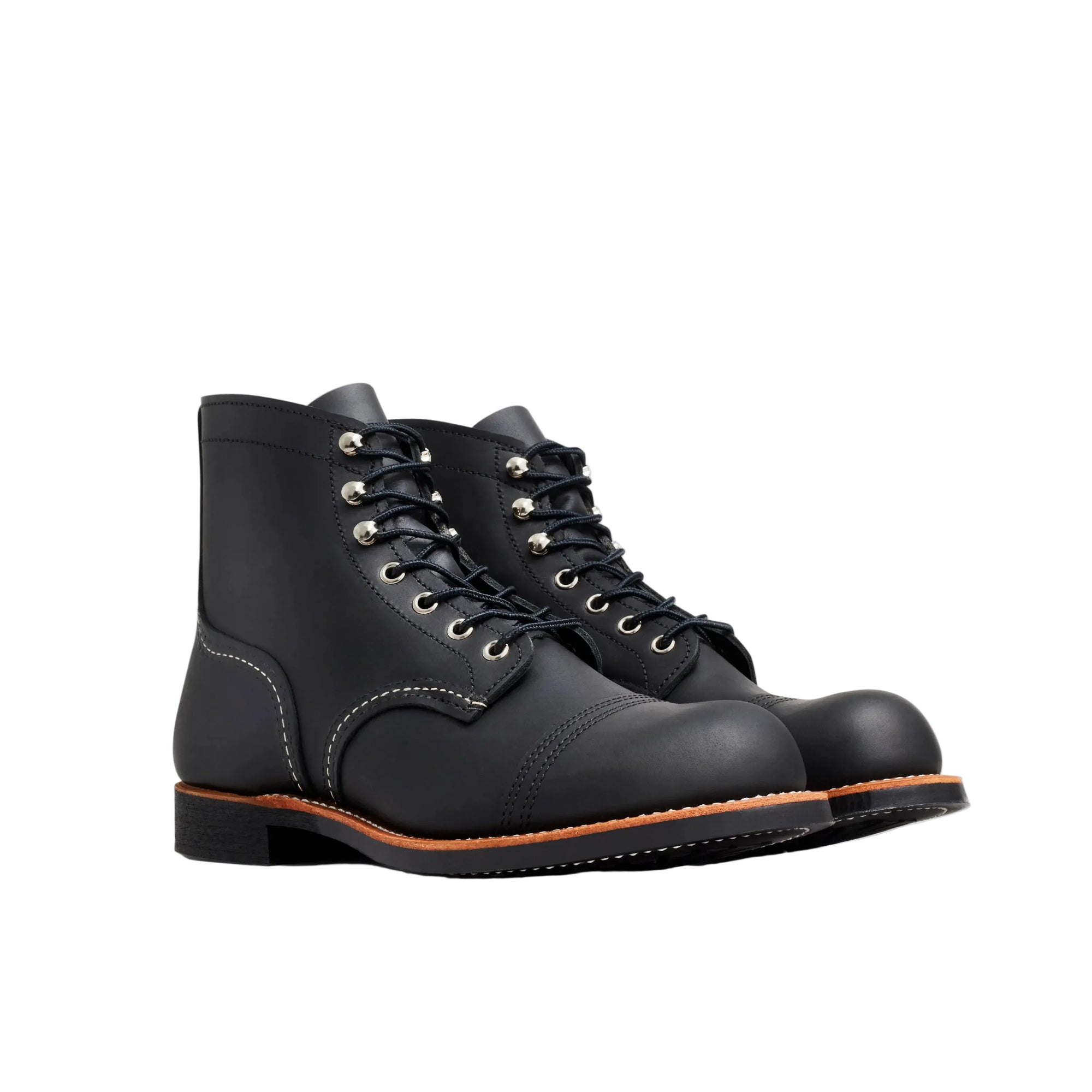 Iron Ranger, Black Harness Leather, Style no. 8084-Sko og støvler-Red Wing Shoes-Motorious Copenhagen