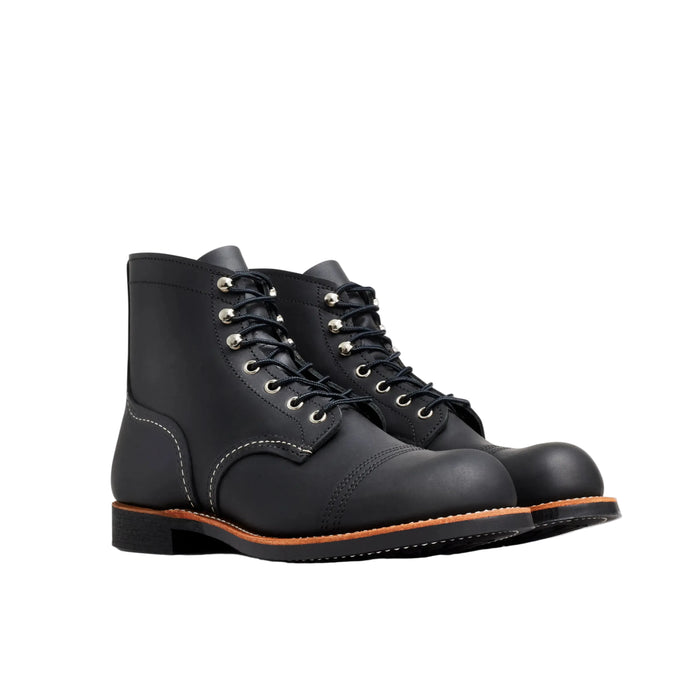 Iron Ranger, Black Harness Leather, Style no. 8084-Sko og støvler-Red Wing Shoes-Motorious Copenhagen