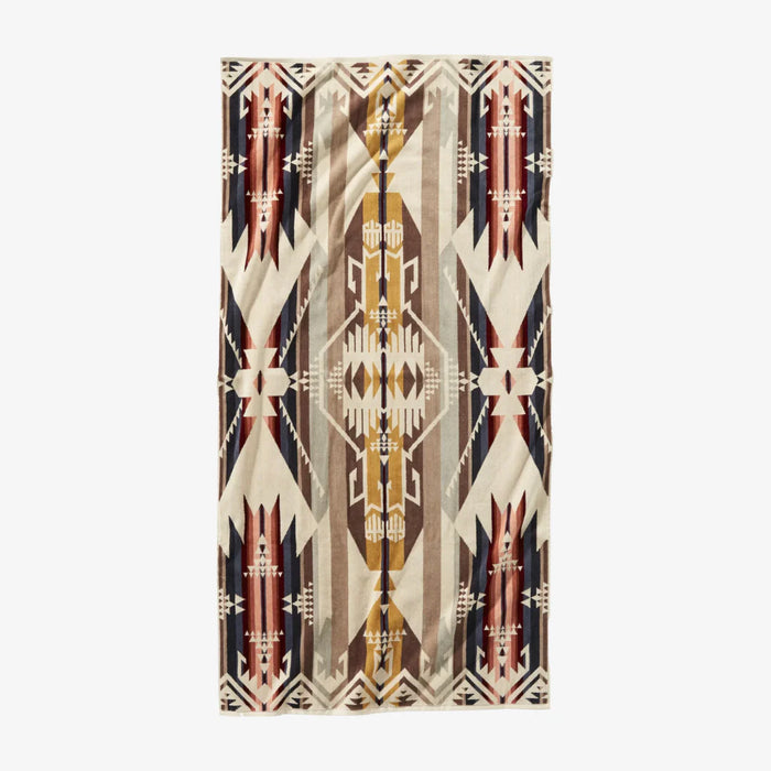 Jacquard Bath Towel, White Sands-Håndklæder-Pendleton-Motorious Copenhagen