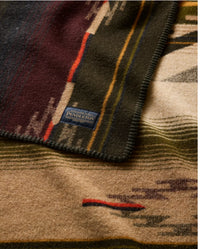 Jacquard Throw Wool Blanket, Tumalo-Tæpper-Pendleton-Motorious Copenhagen