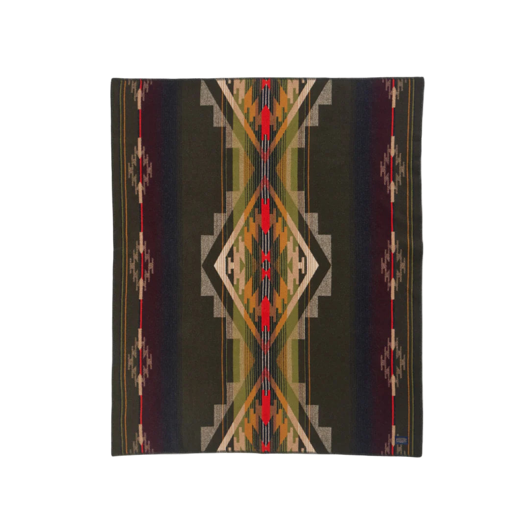 Jacquard Throw Wool Blanket, Tumalo-Tæpper-Pendleton-Motorious Copenhagen