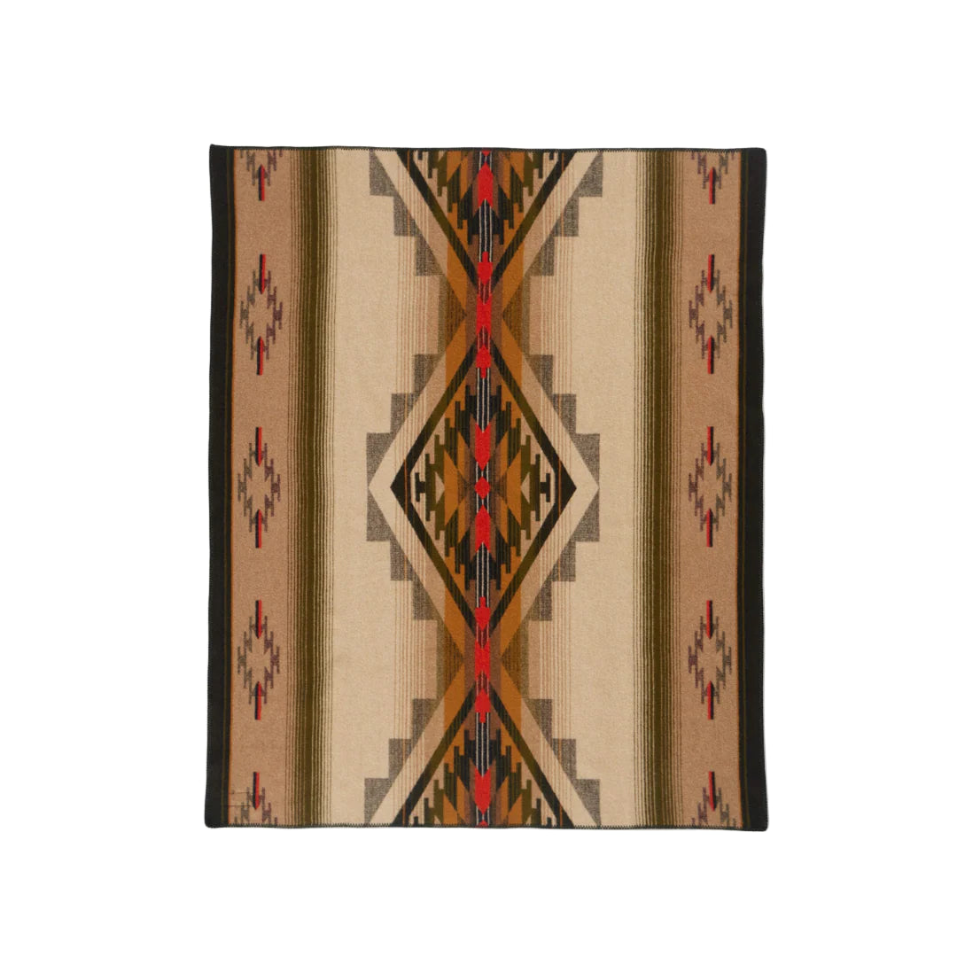 Jacquard Throw Wool Blanket, Tumalo-Tæpper-Pendleton-Motorious Copenhagen
