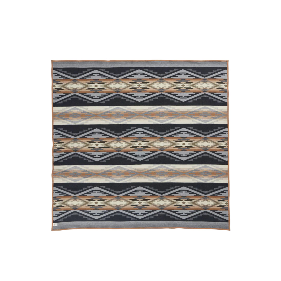 Jacquard Throw Wool Blanket, Tumalo Ridge-Tæpper-Pendleton-Motorious Copenhagen