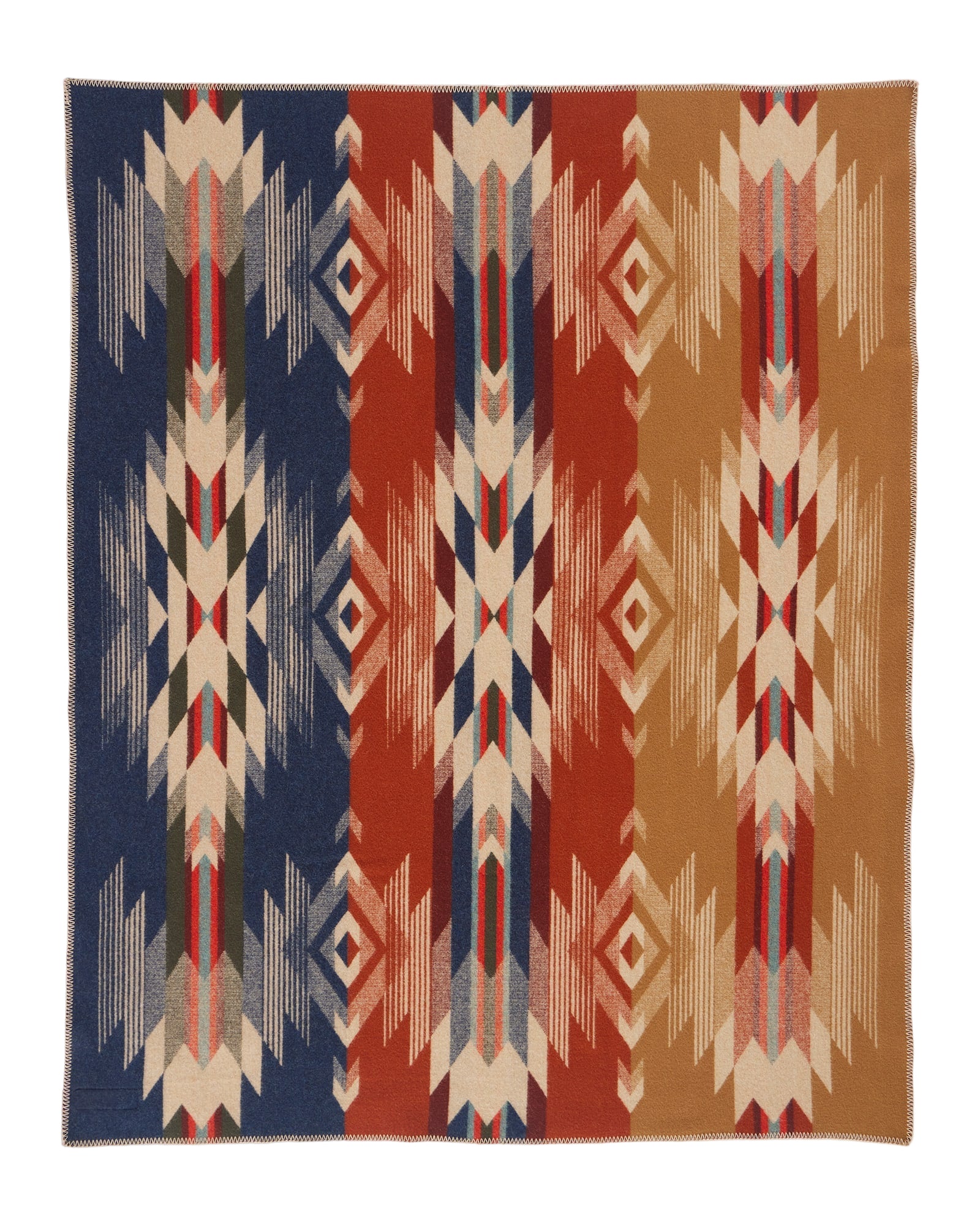 Jacquard Throw Wool Blanket, Wyeth Falls-Tæpper-Pendleton-Motorious Copenhagen